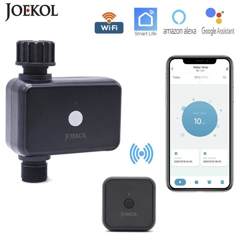 Záhrada inteligentné zalievanie časovač wifi diaľkové automatické kvapkanie zavlažovacieho vodného ovládača ventilu IP55 nepremokavá inteligentná záhrada inteligentná záhrada