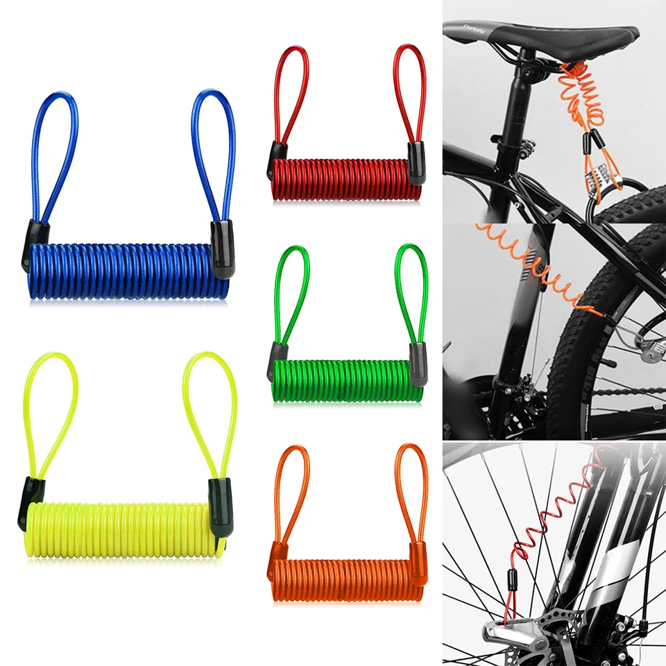 Záhradná káblová kábel Záhrada Vnútorná 1 ks 145 cm Disk brzda PVC + oceľový výmena vodotesnej prilby bicyklov