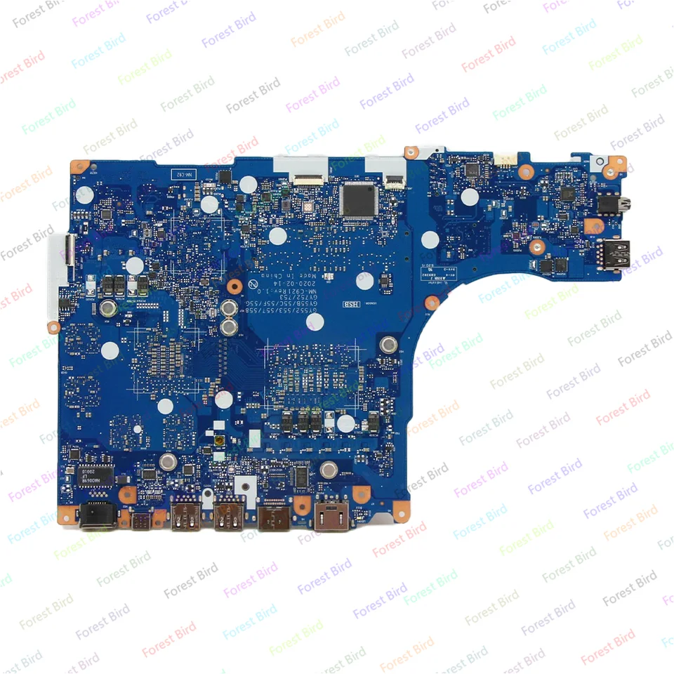 Základná doska pre laptop pre Lenovo Legion 5-15ImH05 NM-C921 s CPU: I5-10300H i7-10750H GPU: GTX1650 TI 4G/GTX1650 4G FRU: 5B20S72434