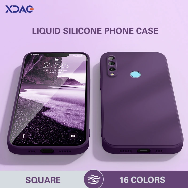 Základné kvapalinové silikónové puzdro pre puzdro pre huawei psmart p inteligentné z stk-lx1 6.59 