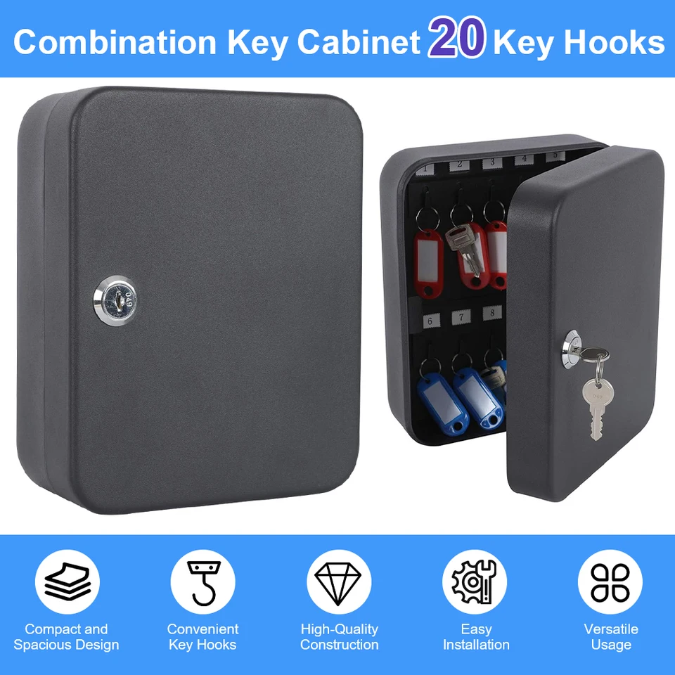 Základné skrinka na zaistenie zabezpečenia nástenného pripojenia Kľúčom s Kombinovaným boxom Kombinácie Kombinácia Kombinácie Kombinácie Kombinácie klaníku Key/Code Code Hook Hook