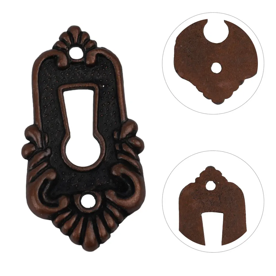 Zámok zámku dverí s kľúcou súpravou Hardware šperky kovový kov 53x26mm starožitné skrinky skrinka vysoká kvalita