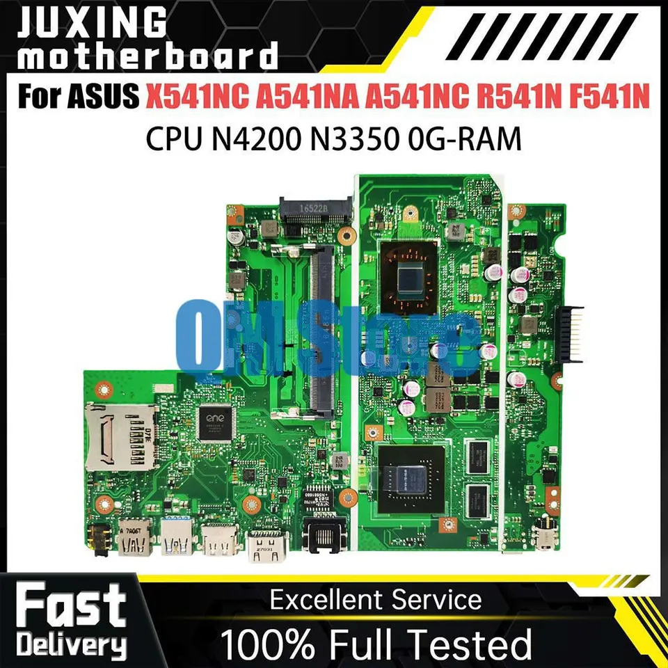 Zápisnica pre notebook pre ASUS X541N X541NC A541NA A541NC R541N F541N LAPTOP HORMIC N4200 N3350 GT810M 100% test OK OK