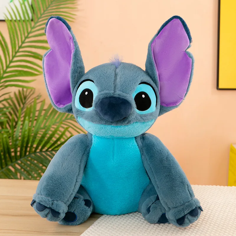 Zásoby 30 cm -80 cm Disney Giant Veľkosť Lilo & Stitch Fľdate bábika Kawaii Animal Parel Sleeping Vankúš Softmaterial Hračky pre darček
