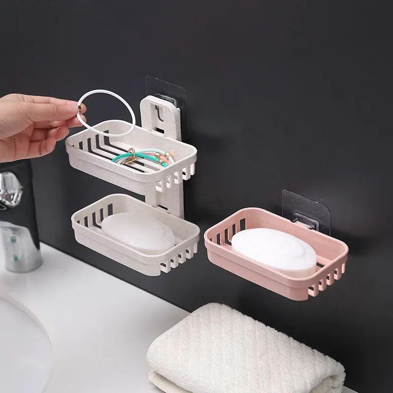 Závesné mydlové krabičky Odtok mydla držiak kúpeľňa príslušenstvo príslušenstvo Mise Soap-Dish Mise Misa pre kúpeľňu