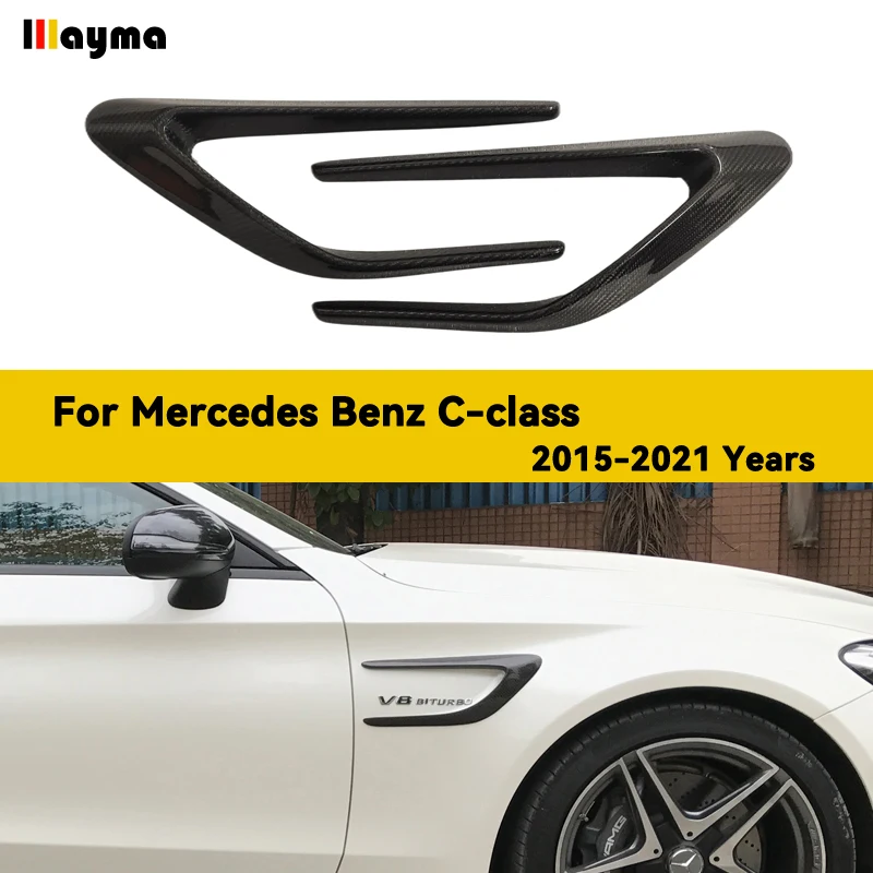 Závody Fender Fender Fender Varby pre benzové triedu W205 C63 AMG C63S Sedan C205 CADE 2015 - 2021 STYLING