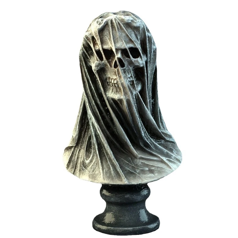 Závoj smrť lebky domáce vybavenie interiér Art Desktop Ozduku halloween živice remeslá odolné ľahko použiteľné