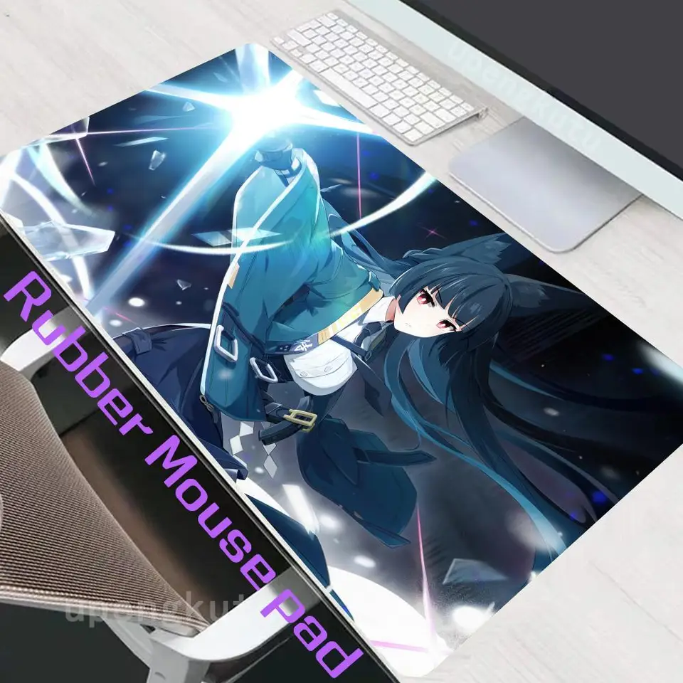 Zóna nula Hoshimi Miyabi Mouse Esports Purple Art Desk Rats Populárne stolové rohože podložka neplate