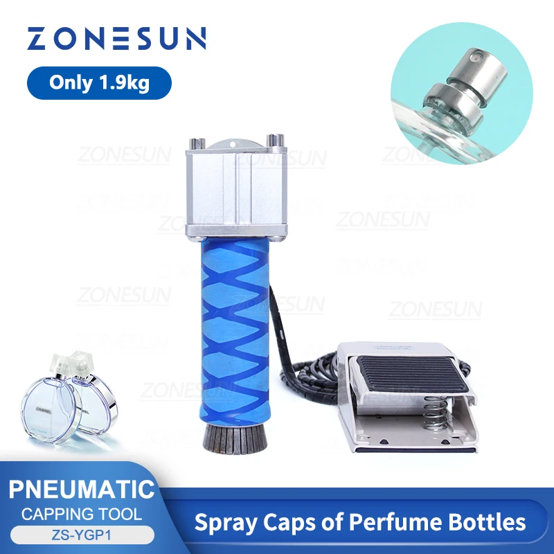 Zóna ZSS-YGP1 ručné parfumové fľaše Crimper Pneumatic Crimping Tool Parfum Taler