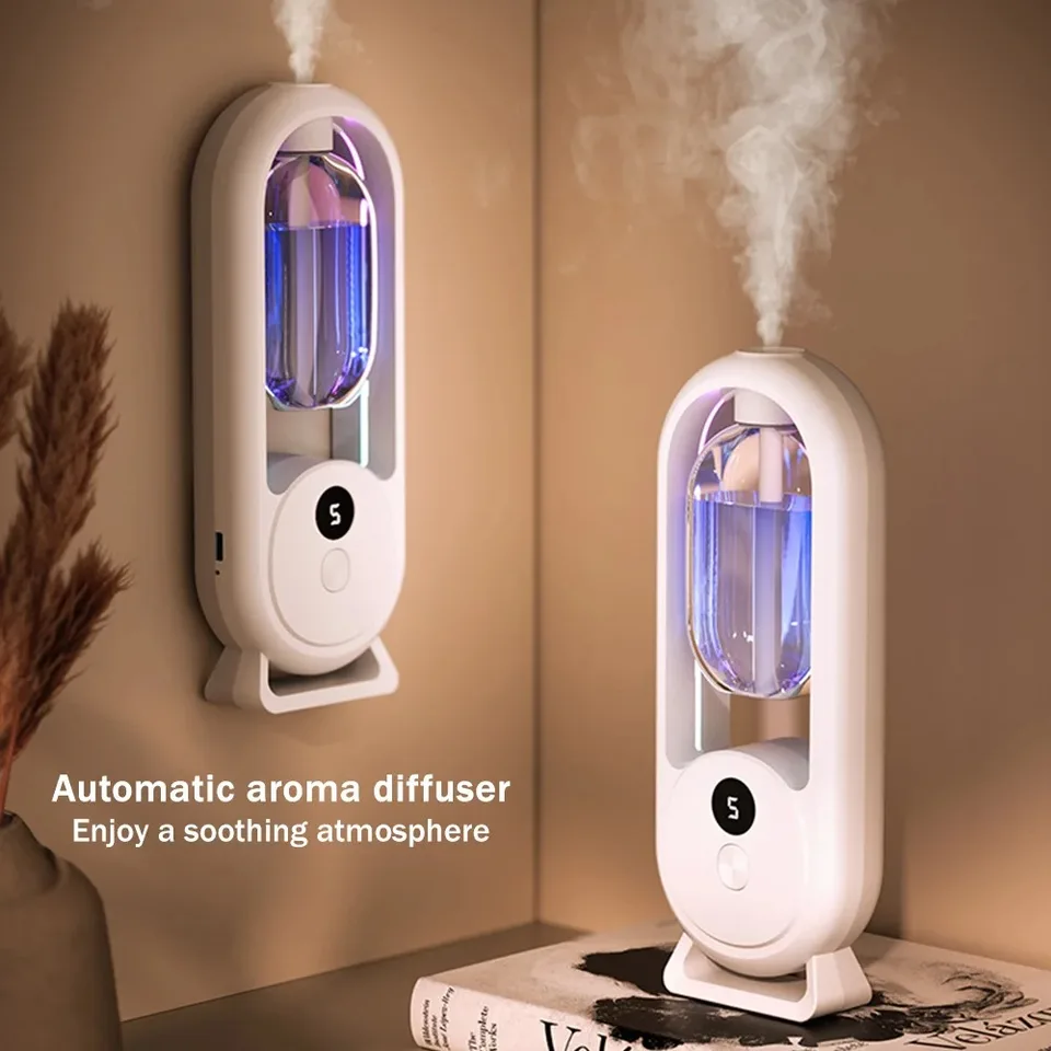 Éterický olej aromaterapie machinearóm difúzor načasovaný dobíjateľný 5-režim obývacej izby v kúpeľni
