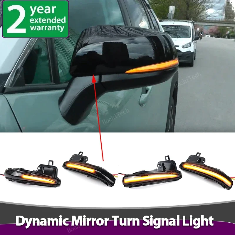 Údené bočné zrkadlo sekvenčný zákrutový signál pre Toyota Tacoma Mk3 N300 Highlander MK4 Alphard Vellfire MK3 RAV4 MK5 Lexus LM AH30