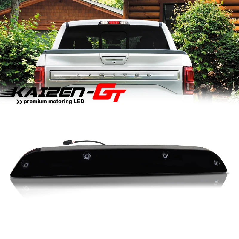Údenú šošovku Plné LED auto High Mount Tretia tretia zostava BRZDE/STOP LIGHTHER pre FORD 2015-UP F-150 2017-UP F-250 F-350 19-UP RANGER