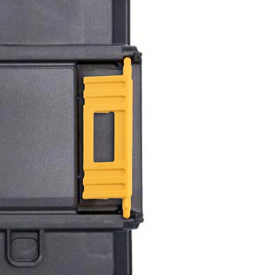 Údržba úložného priestoru Žltá ako obrázok prekladanie náradia Zavláknička Touchsystem Latch Plastová západka