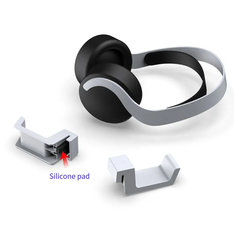 Úložná zátvorka Kompaktná trvanlivá náhradná konzola pre PS5 Slim Compact Skladba na ukladanie slúchadiel Strana šetrenia pre PS5