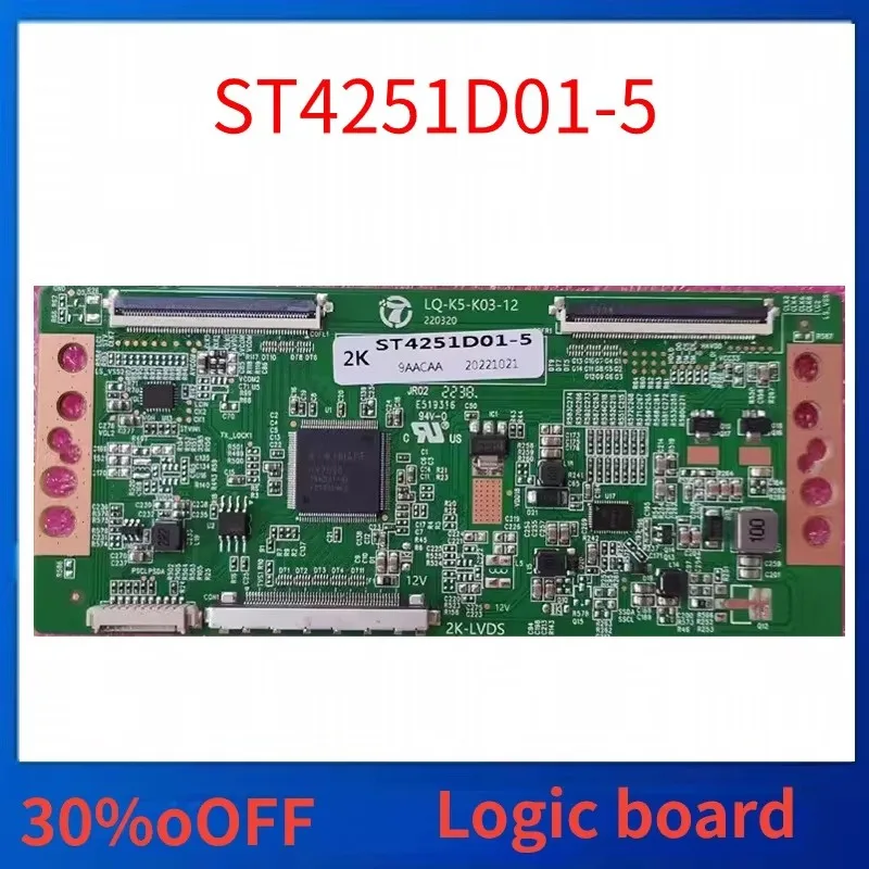 Úplne nová modernizovaná doska TCON ST4251D01-5 2K 4K 60pin Perfektná práca Plne testovaná