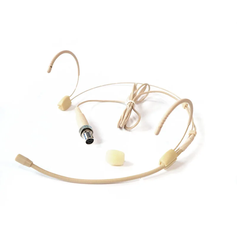 Úplne nová omni -direktivita Radio Headset Microfón pre bezdrôtový vysielač Belpack - 4pin Mini Lock
