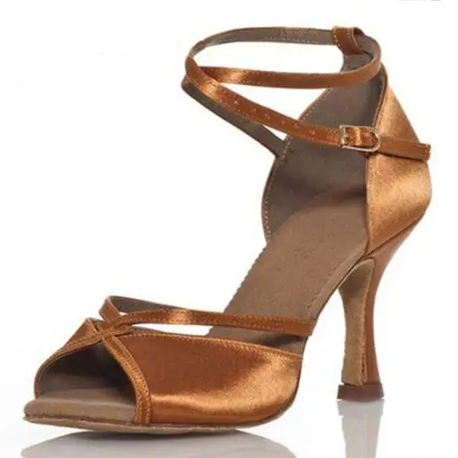 Úplne nové čierne latinské tanečné topánky Ženy/Dievčatá/dámy plus veľkosť nízkej vysokej podpätku 6cm 8 cm sál Salsa latinská tanečná topánka