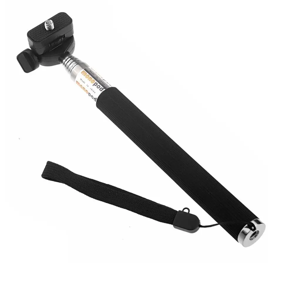 Úplne nový generický režim B 220 mm-1 000 mm Monopod Rozšíriteľný vrecká na póly s adaptérom podporuje športové kamery pre GoPro príslušenstvo