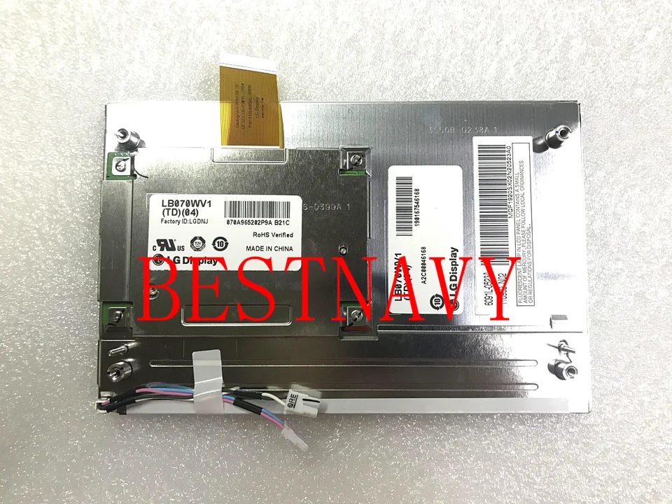 Úplne nový LG 7inch LCD Display LB070WV1-TD04 LB070WV1 (TD) (04) SCEEN pre Citroen C5 2010 2.0hdi Drive Navi Drive 3D Modul GPS LCD LCD