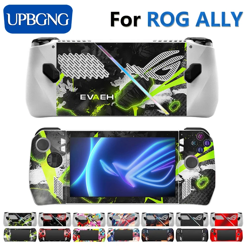 Úplná sada ochranných kožných nálepiek pre nálepky ASUS ROG Ally PVC nálepky OBROSKY OBMEDZENÉ PROGRÁLNYCH PRÍSLUŠNÍCTVO