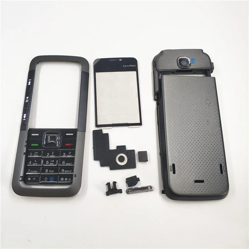 Úplné kompletné puzdro na krytie mobilného telefónu puzdro Anglická klávesnica pre Nokia 5310
