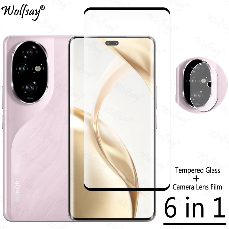Úplné obalové temperované sklo pre Honor 200 Pro Chránič obrazovky pre Honor 200 Honor 100 Pro Camera Glass pre Honor 200 Pro Glass