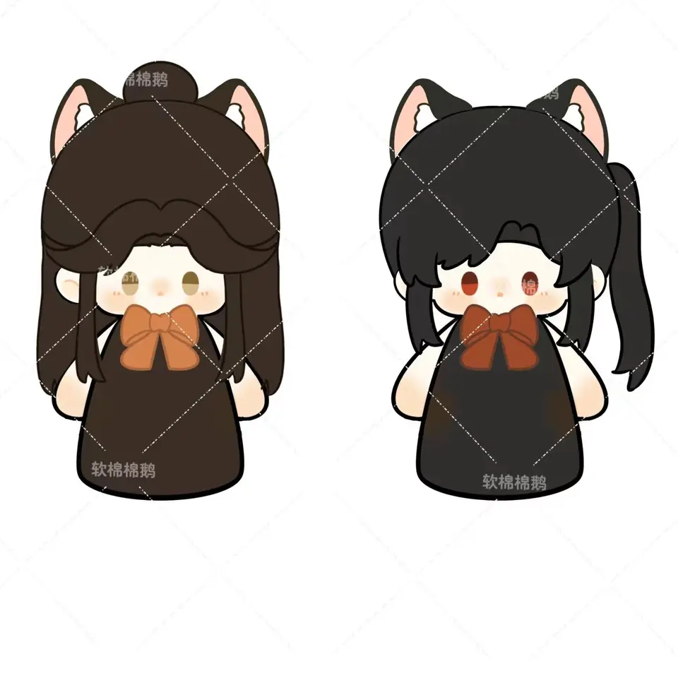 Úradníci neba požehnajúc Hua Cheng Xie lian Tian Guan Ci fu Anime plyšové ruky bábky bavlnené teleso Idol Playthings Plushies Darčeky