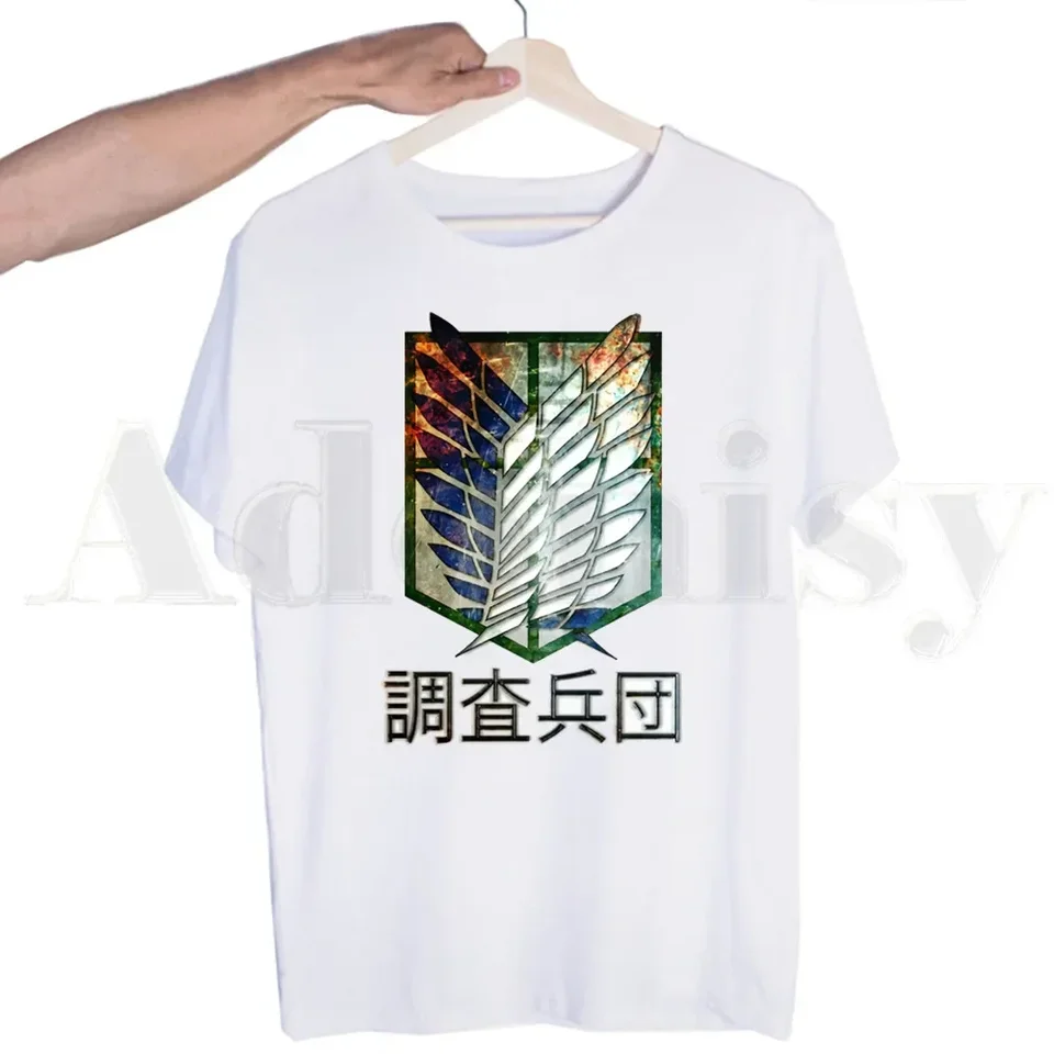 Útok na Titan Anime Sheingeki no Kyojin Eren Levi tričká Men módne letné tričká Tričko Trsh hip hop tlačené topené odpaliská harajuku