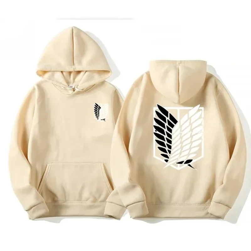 Útok na Titan Pánske mikiny Anime mikiny Men Ženy Streetwear Pullover Harajuku mikiny mikiny oblečenie