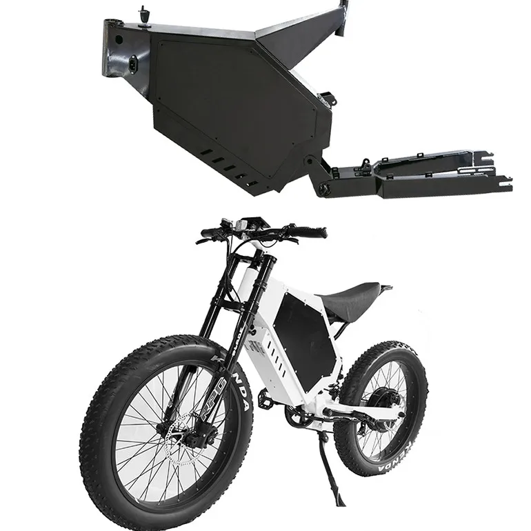 Útokové motocykle 3000 W 5000 W CS20 Ebike Electric Bicycle Part Rám, elektrický rámec oceľového rámu na bicykli