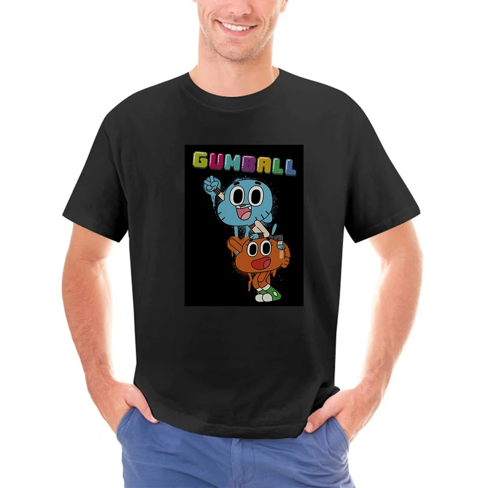 Úžasný svet gumball karikatúry gumball sprej tričko všetky veľkosti