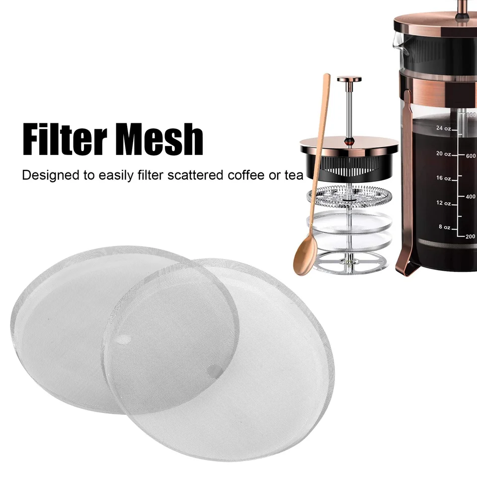 Čajový filter, 10ks opakovane použiteľné 304 z nehrdzavejúcej ocele Filter Sieť pre 1 000 mm