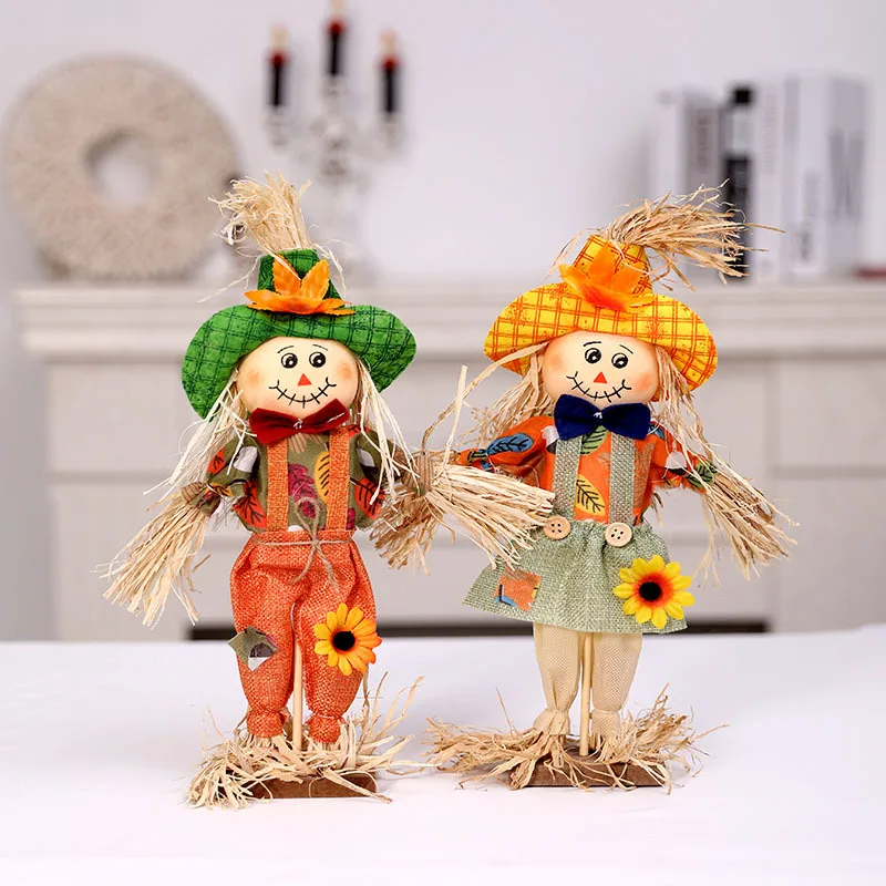 Čarodejnica Scarecrow Ornament Halloween Fun Decoration Ghost Festival prehliadka barovej scény dekorácia rekvizity domáce dekorácie Dodávky