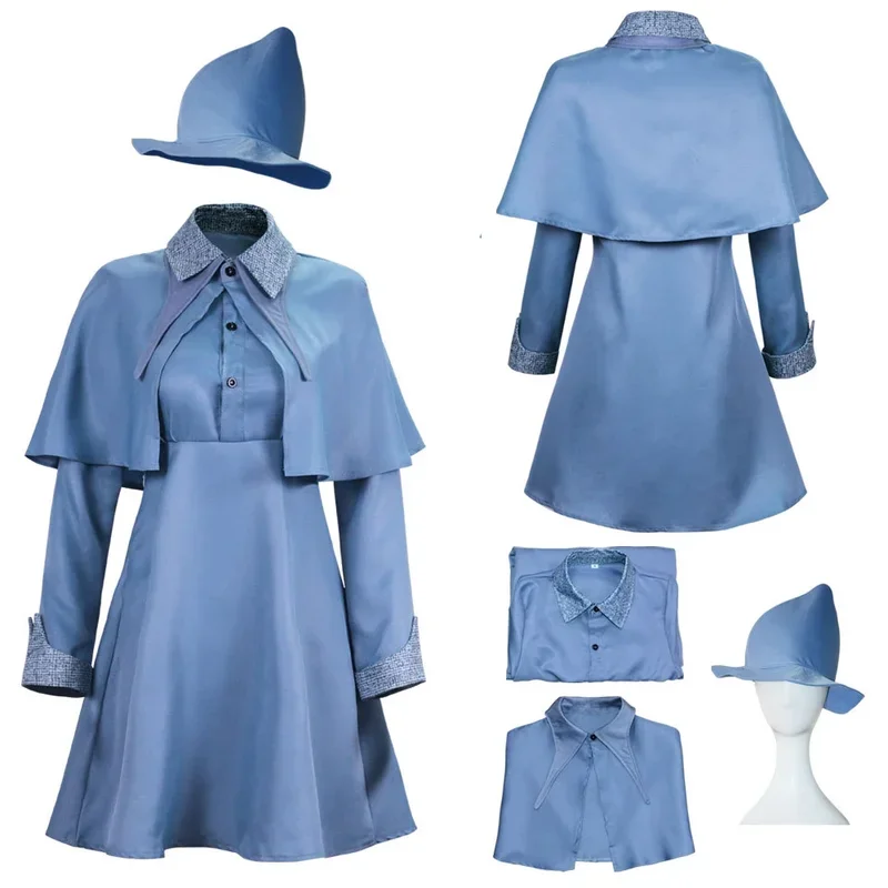 Čarodejnica čarodejnícka čarodejnica Fleur Isabelle Delacour Cosplay kostým Beauxbaton Magic Women Detský školský uniformný klobúk obleky halloween