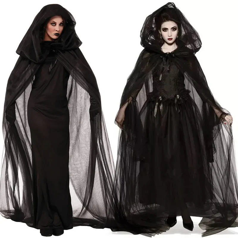 Čarodejnícky kostým kostýmy Scary Zombie Vampire Halloween Carnival Spooky Ghost Stredovek