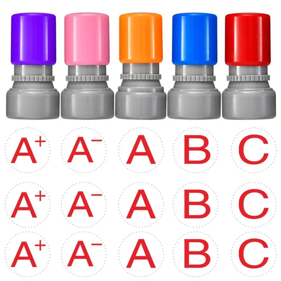 Čas uloženie recenzie učiteľov Stamp DIY Self Inking ABCD Známka známka Komentáre Kladné recenzie Recenzie hodnotenie pečiatok základná škola