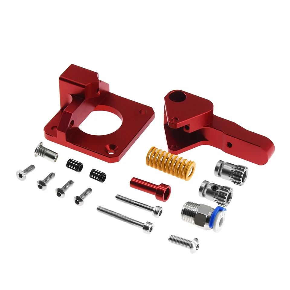Časti 3D tlačiarne vylepšené dvojité prevodové vybavenie MK8 Extruder Dvojité kladky hliníkový extrudér pre ender 3/6 CR10 CR-10S PRO