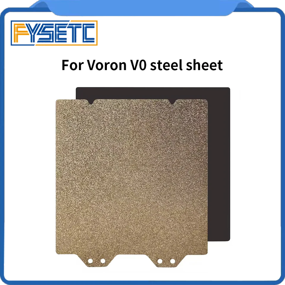 Časti FYSETC 3D TLAČNÁ TLAČNÁ PRÁVOSKA PIELA PIELA 120X120 MM SPRING OCELNÁ SPRÁVA TEXTURÁCIA PRE VORON 0,1 3D TLAČNOSŤ