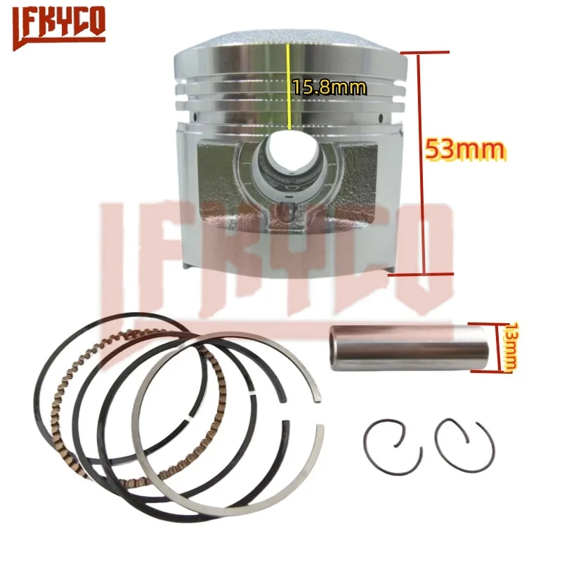 Časti motora 56,5 mm pre Honda SL125 XL125 TL125 CL125 XR125 CB125S WY125 MCR125 XL125S XL125R PISTON SIT ACCESORY MOTORYCEL