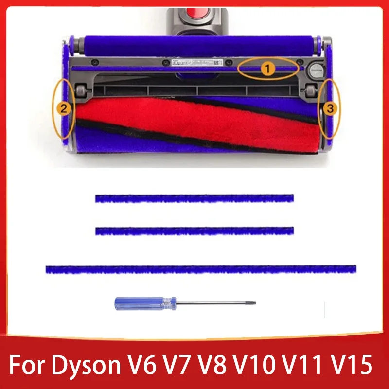 Časti mäkkého valca pre Dyson V6 V7 V8 V10 V11 V15 Vysávač Mäk