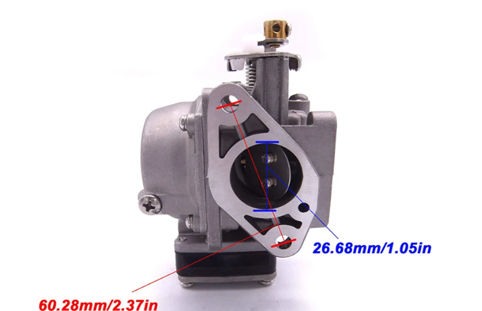 Časť lodného motora pre Mercury 2-Stroke 4/5 HP Outboard Zostava karburátora 3303-812647T1 3303-812648T