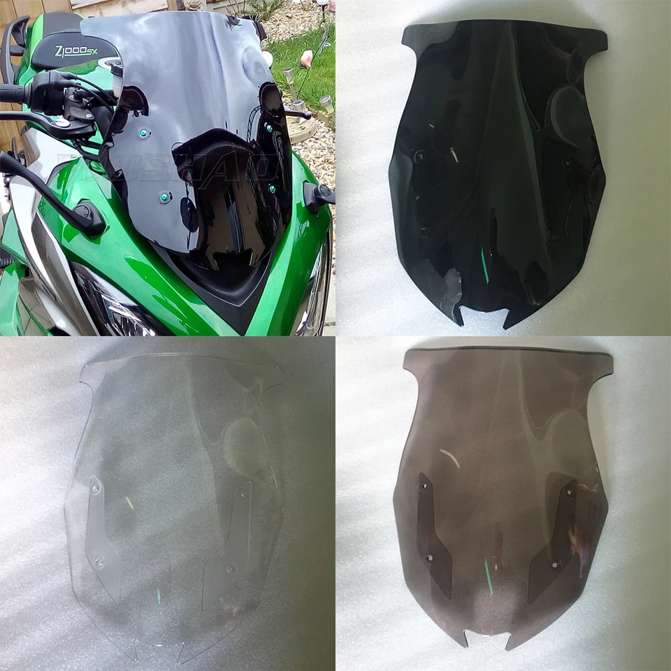 Čelné skla na rok 2017 2018 2019 Kawasaki Ninja Z 1000 SX Z1000SX ZX1000 17 18 19