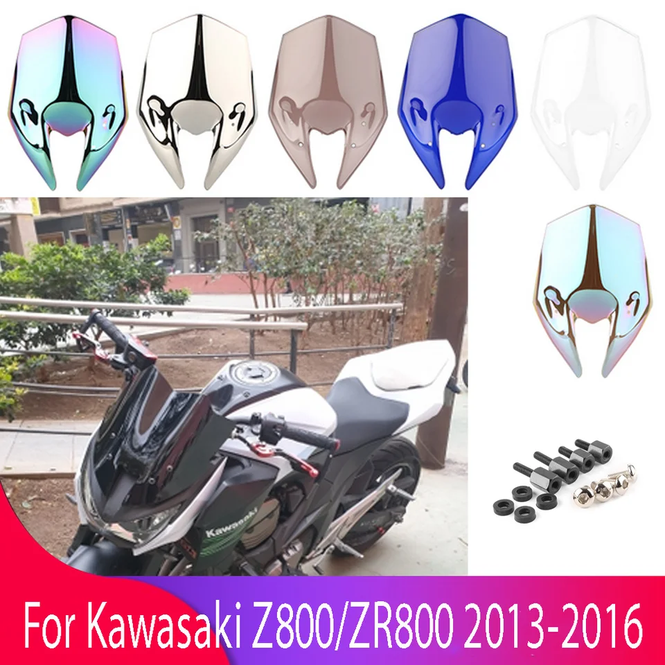 Čelné sklo pre Kawasaki Ninja Z 800 Z800 2012-2018 Dvojité bubliny Motorycle Adsestory Deflector Deflector