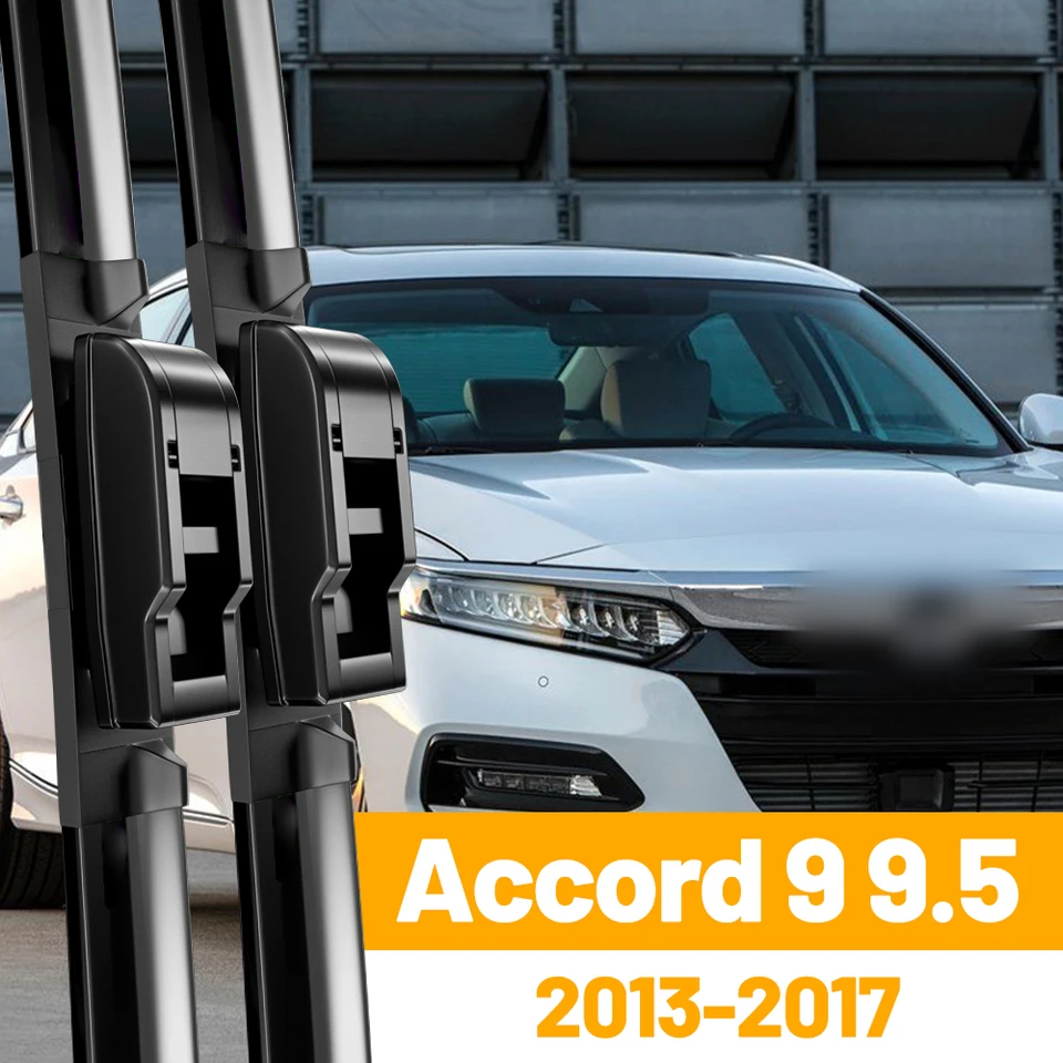 Čepele predného stierača pre Honda Accord 9 9.5 2013 2014 2015 2016 2016 2017 Černé sklo predného okna 26 