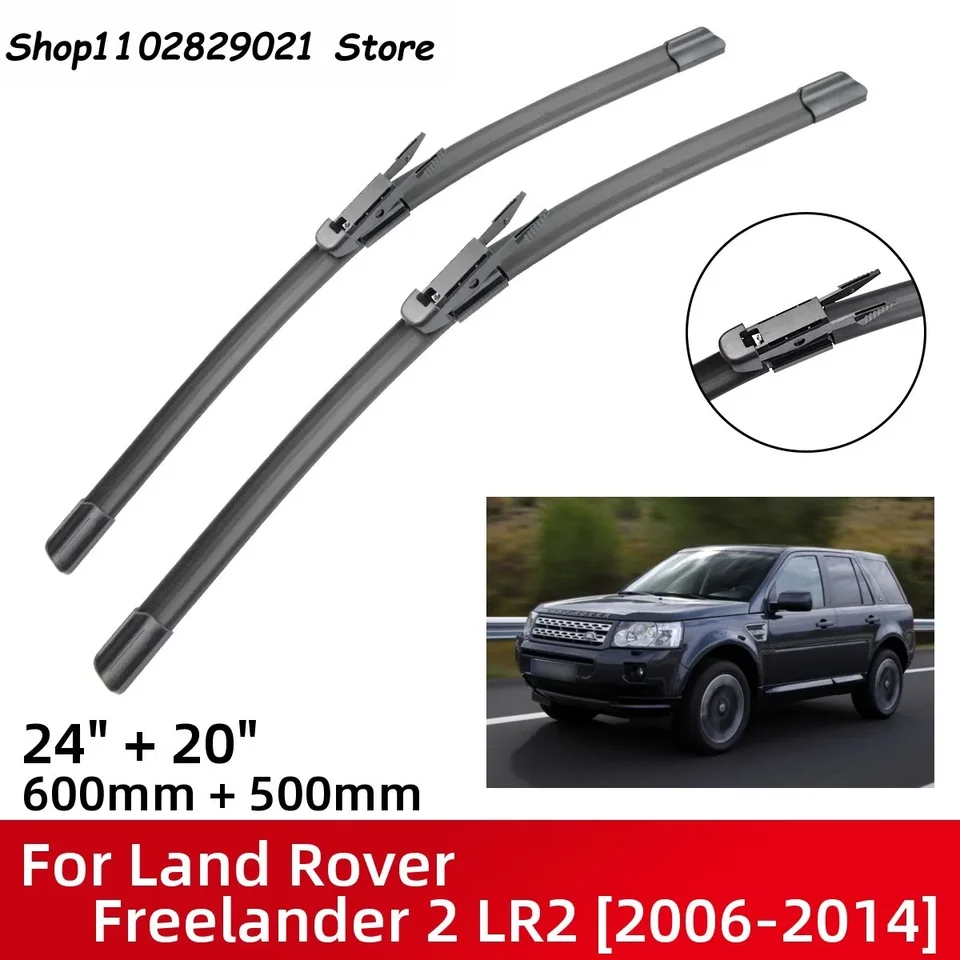 Čepele predného stierača pre Land Rover Freelander 2 LR2 2006-2014 Černé sklo okna 24 