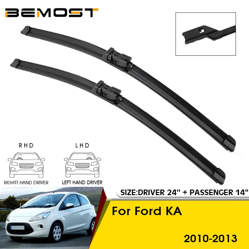 Čepele stieračov automobilov pre Ford KA 2010 2011 2012 2013 čelné sklo čelného skla čepele 24 