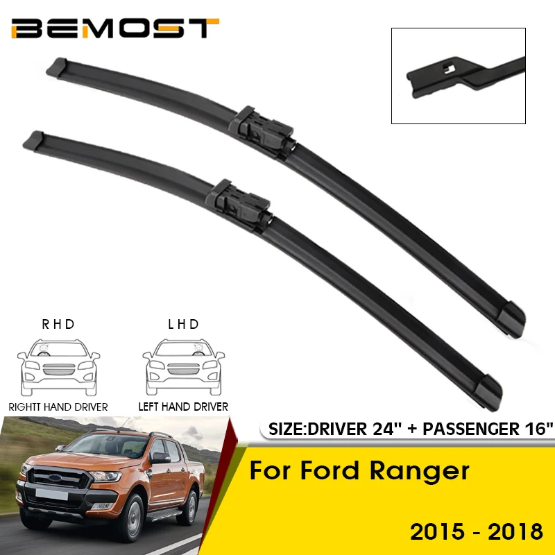Čepele stieračov automobilov pre Ford Ranger 2015 2016 2017 2018 čelné sklo čelného skla čepele 24 