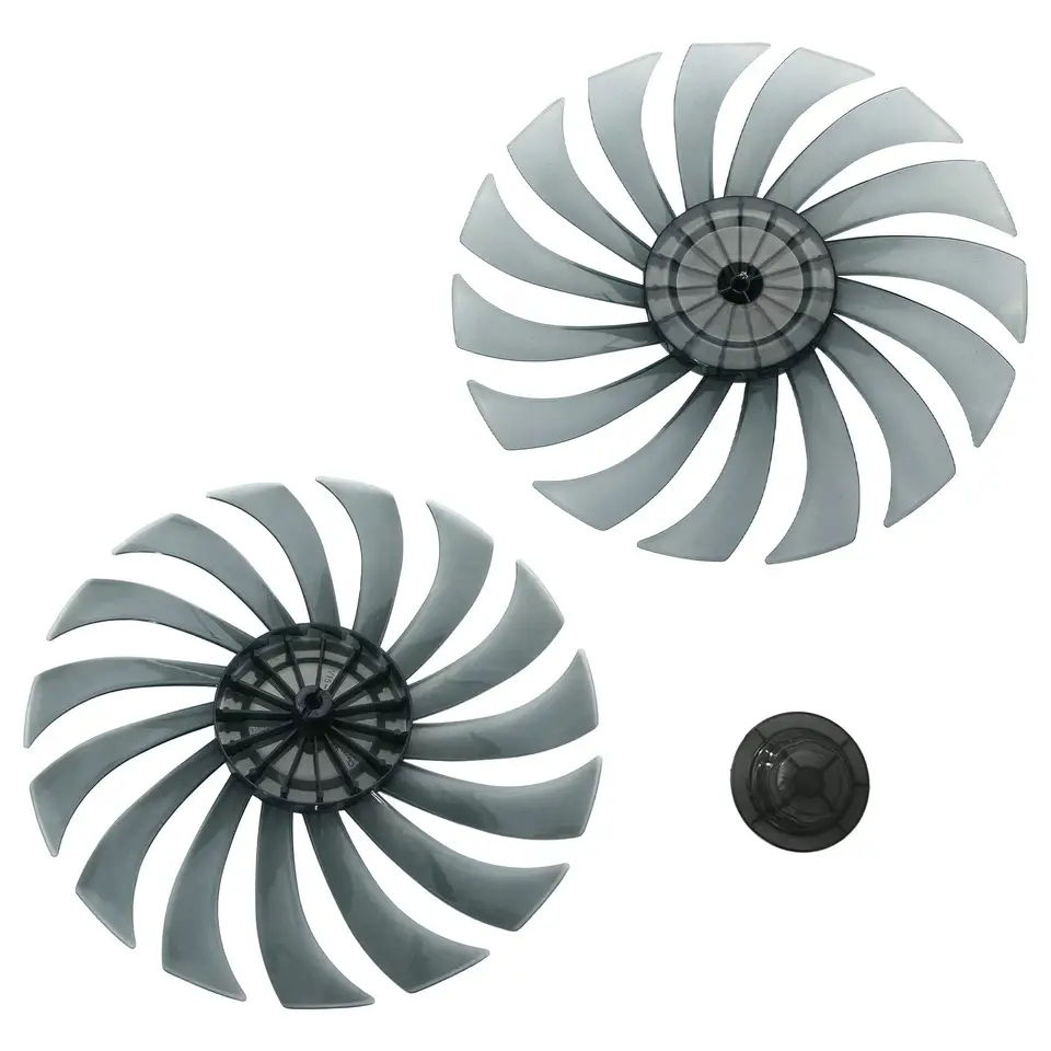 Čepele tichého ventilátora pre domácnosť 5/6/15Leaves Plastové poliak