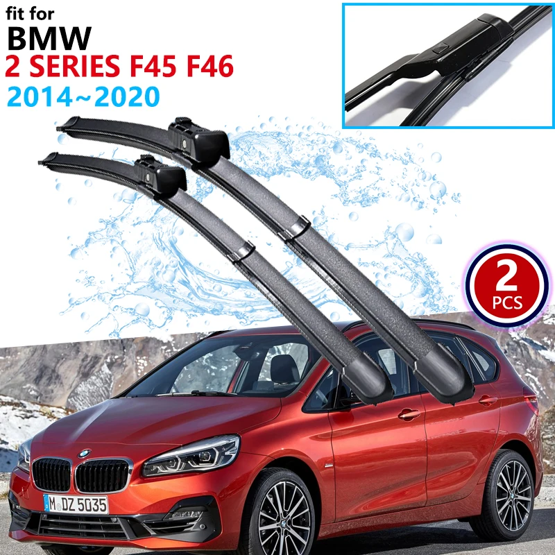 Čepele Wiper pre auto pre BMW 2 série F45 F46 2014 ~ 2020 Wipers Wipers 216i 218i 220I 225i 225xe 216d 218d 220D Príslušenstvo automobilov