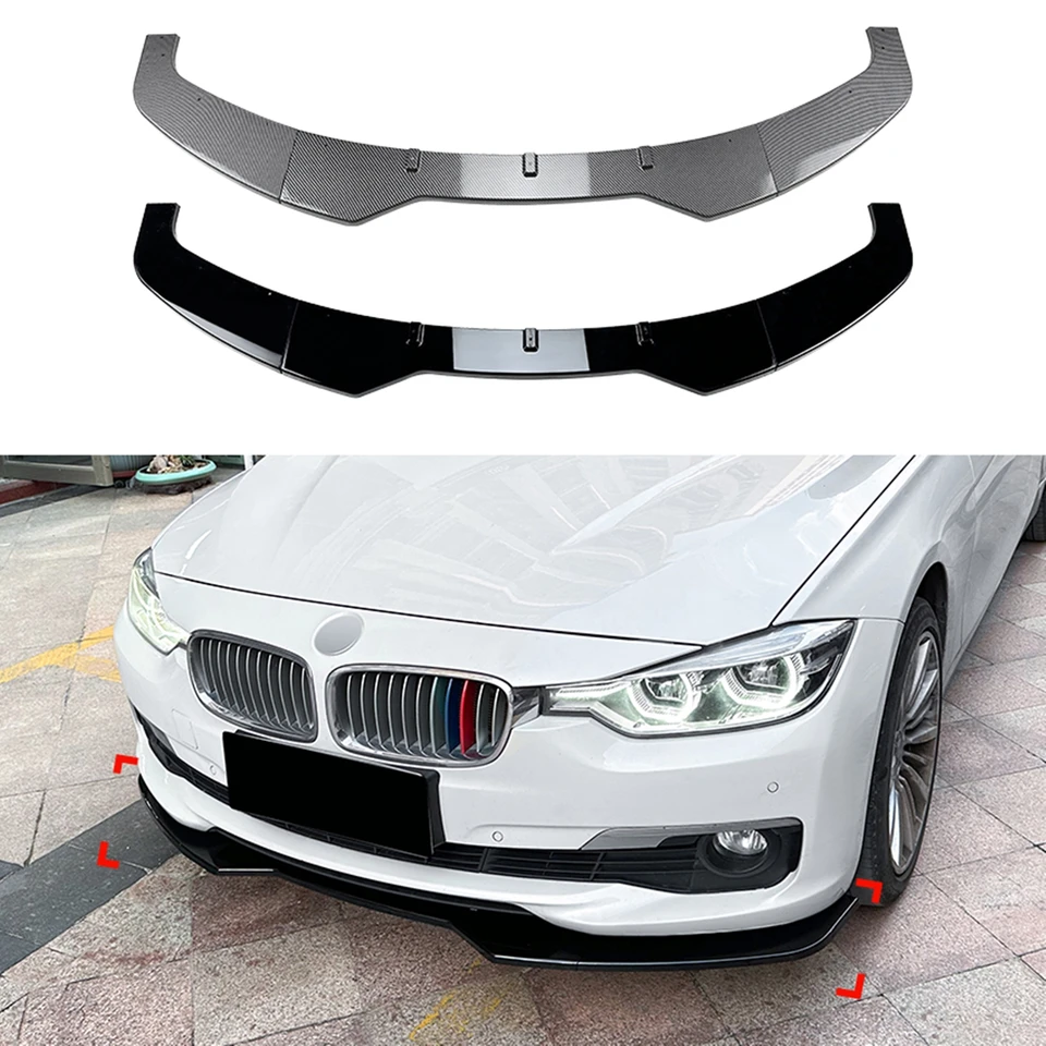 Čepeľ dolného splitovacieho čepele pre predný spoiler pre autá pre BMW 3 Series F30 F31 F35 Sedan Base 2013-2019